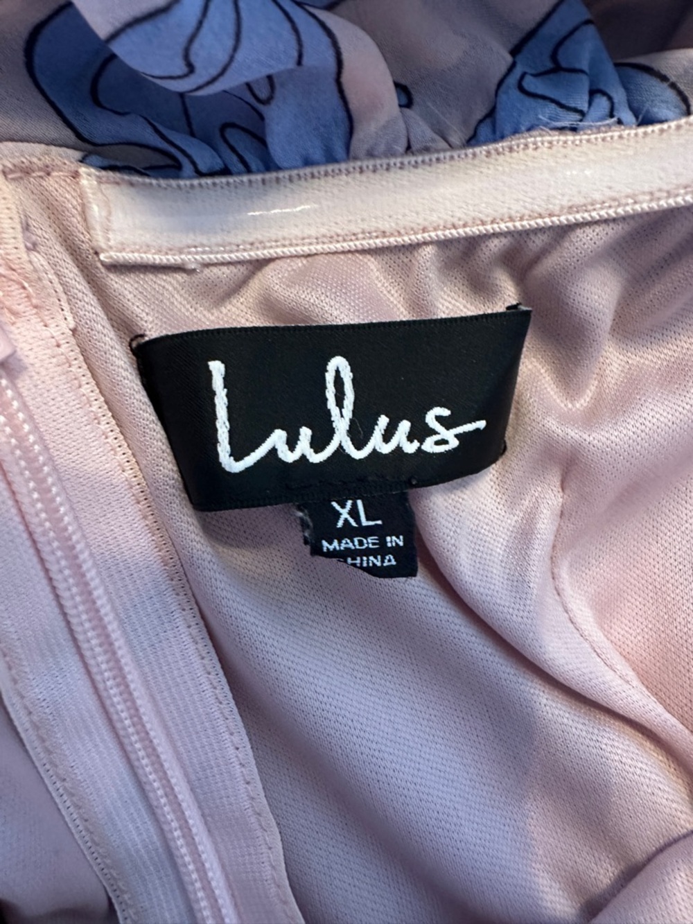 Lulu’s - Blush Floral Print Off-the-Shoulder Maxi Dress - Picture 5 of 12